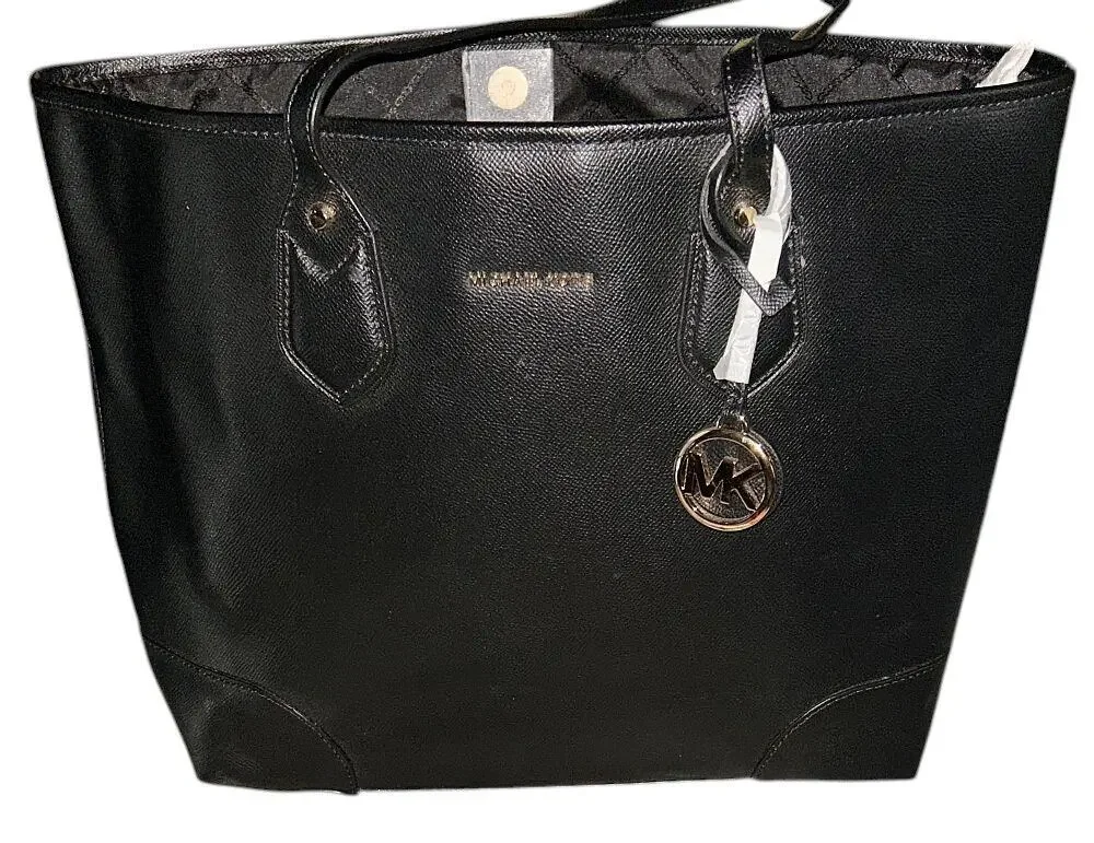 NWT Michael Kors Saylor Large Leather Black Tote